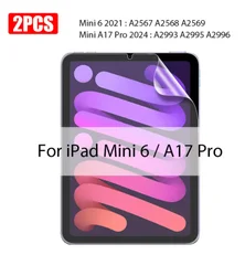 Matte Finish Screen Protector Film Set for Tablets - Enhanced Writing Experience (iPad Mini 6 7)