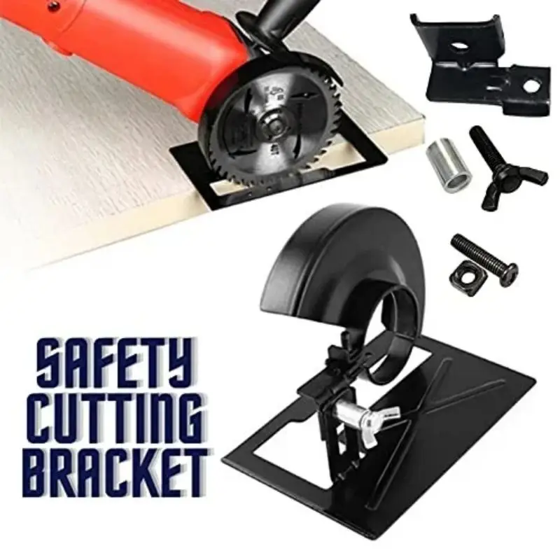 

Special Cutting Bracket Protective Cover For Angle Grinder Adjustable Angle Grinder Bracket Stand Holder Protective Cover Set
