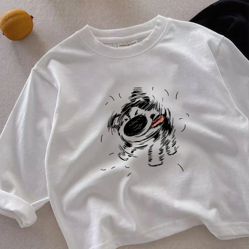 Frühling/herbst Neue Stil kinder Basis Shirts Tops Gedruckt Cartoon Mode Kinder Langarm T-stücke Runde Kragen Pullover bluse – Detail 5