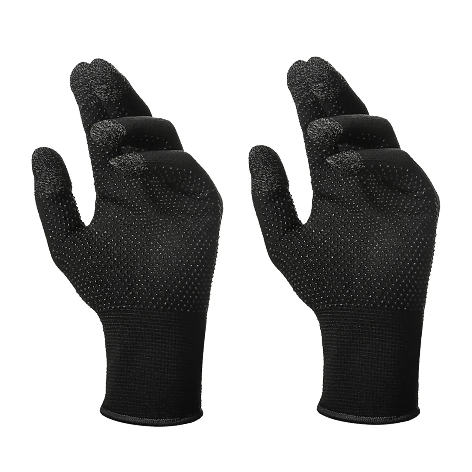 

2 Pcs Winter Thermal Gloves Winter Glove Touch Screen Glove Touch Finger With Dot Silica Gel Palm Non-Slip Design Support Almost