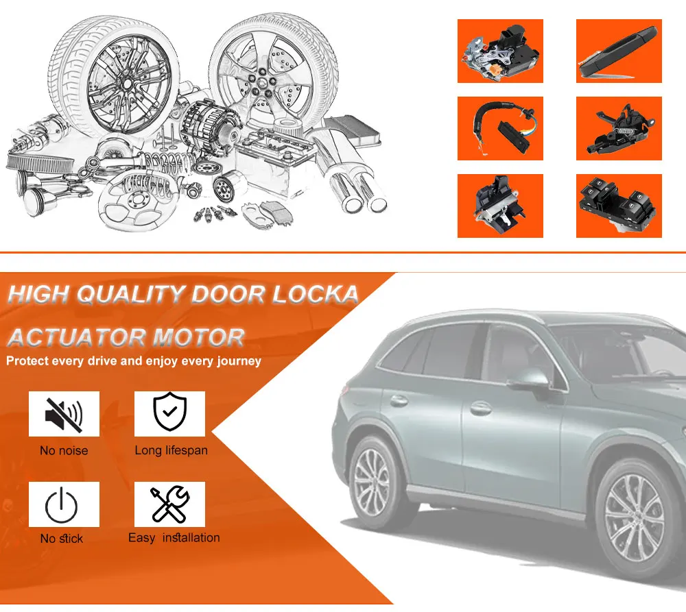 Solide Heckklappenverriegelung, passend für GM Astra Limousine 1999-2011 & Vectra Limousine 1997-2005, stabile Verriegelung OEM 93237698, 93389589 – Detail 1