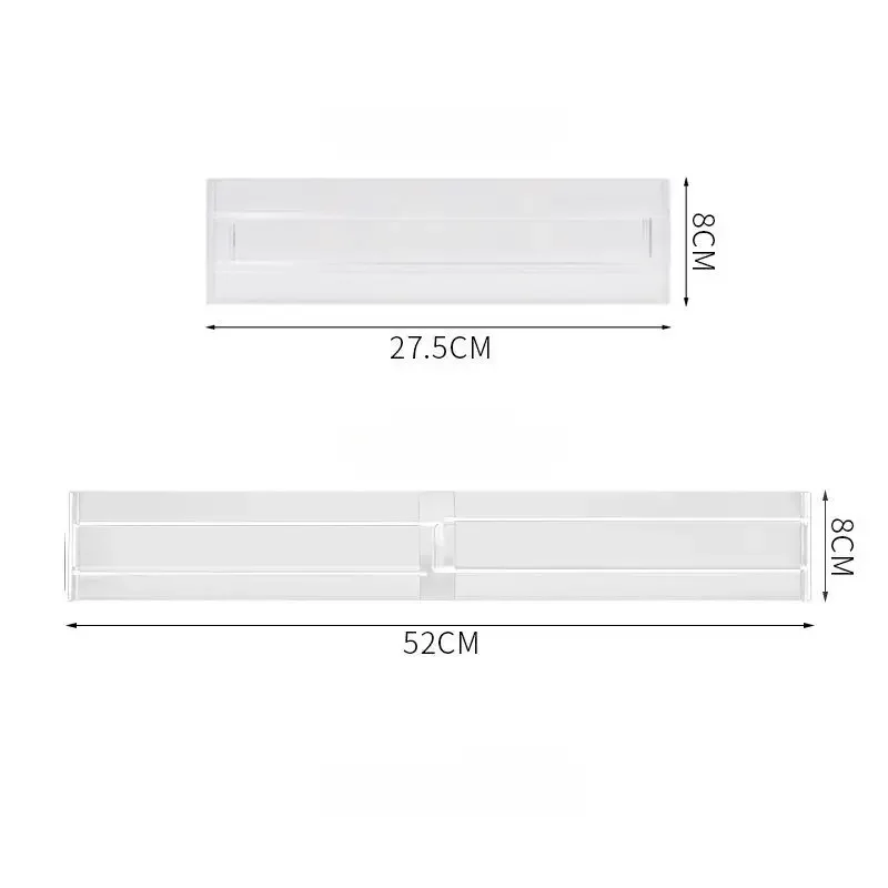 Drawer Storage Partition Board Expandable And Freely Combinable Plastic Grid Pieces Underwear Socks Partition Board Wholesale