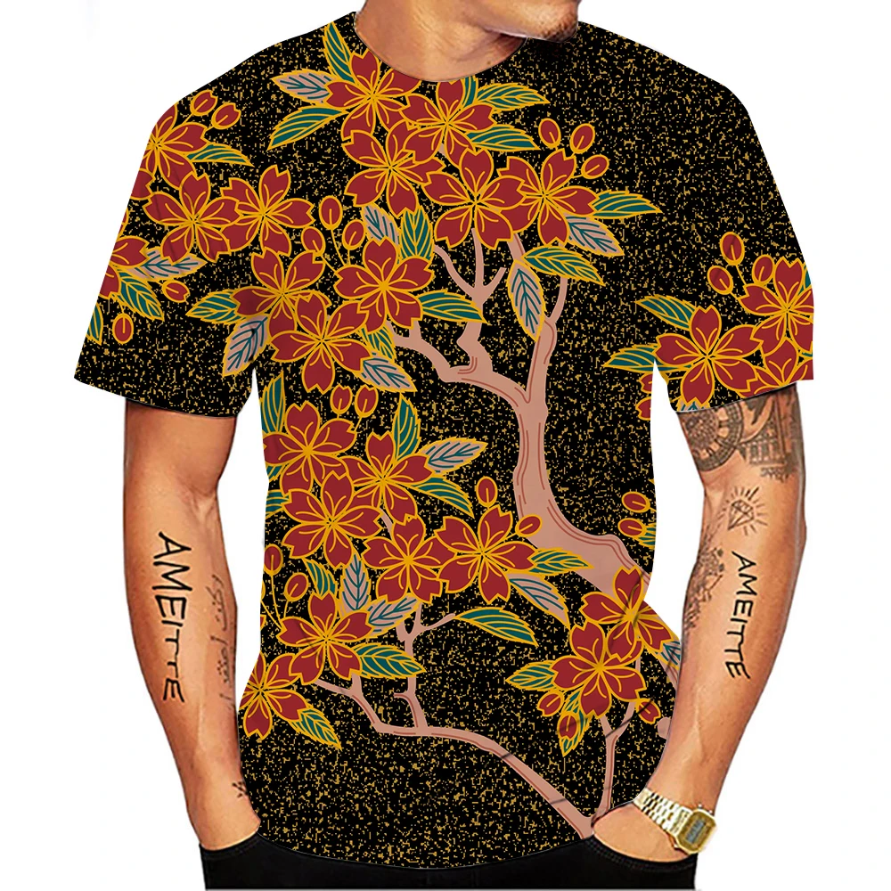 

Быстросохнущая Мужская футболка, высококачественная, с узором, в стиле хип-хоп, с 3D принтом, индивидуальная модная одежда с коротким рукавом и воротником