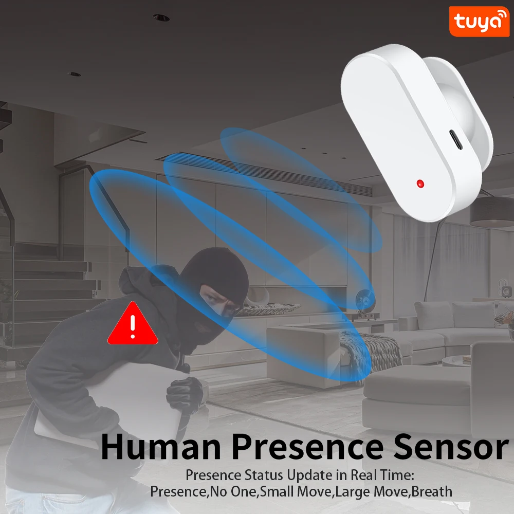 Zigbee Human Presence Detector Smart Human Body PIR Sensor Radar DetectorMotion