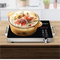 Интеллектуальная индукционная плита, электрическая керамическая плита, сенсорная водонепроницаемая электромагнитная световолновая плита с регулируемой температурой — изображение 3