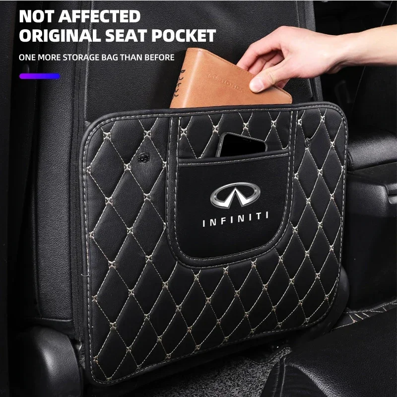 Car Seat Anti-Kick Pad Anti-wear Stain-Resistant Protection For Infiniti Q50 Q70 QX70 FX35 Q30 G37 QX60 G35 Car Accessories
