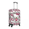 New Hello Kitty Cute Cartoon Suitcase Cover Business Protector Flight Strectch Luggage Case 3