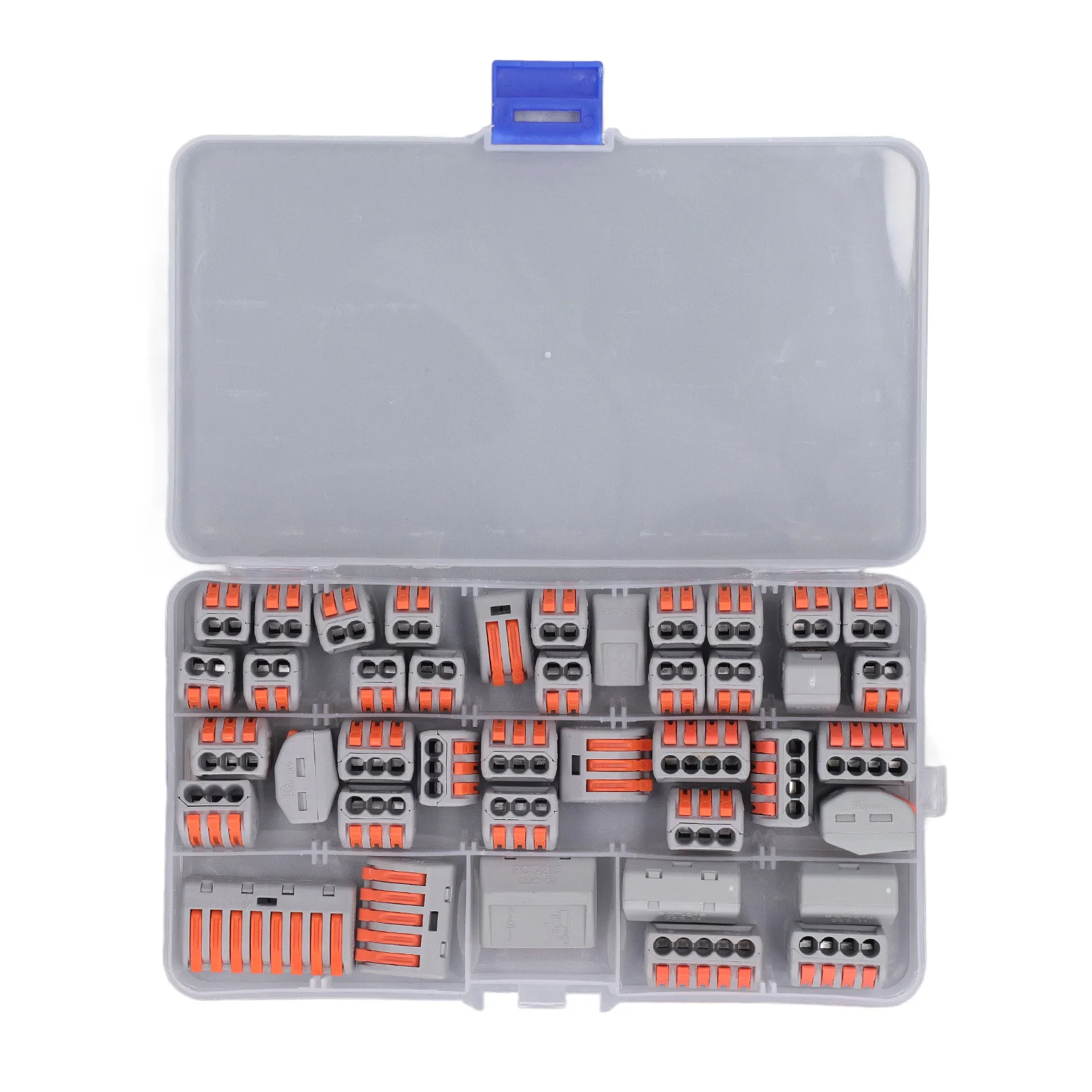 

41Pcs Lever Wire Connectors PC Flame Retardant Push On Quick Connect Electrical Connectors Power Supplies 250V 32A