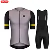 Summer PRO AERO Elastic Sleeve Cycling Clothing Man Red Senior Breathable Cycling Jersey Set Mountain Bicycle Road Riding Jersey 3