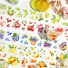 200cm/roll, Fruit Themed PET Tape Handbook Sticker,Scrapbook Background Phone Case Notebook Diary Decorative Stationery Stickers 1
