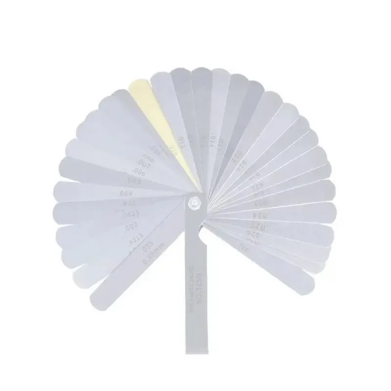 32 Blades Metric Thickness Gage Set Tappet Valve Feeler Gauge 0.04mm-0.88mm