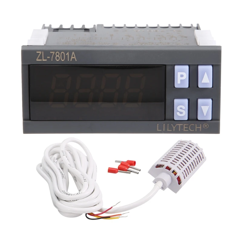 

LILYTECH ZL-7801A, Universal, General, Temperature And Humidity Controller, Thermostat And Hygrostat, Thermistat Thermostat
