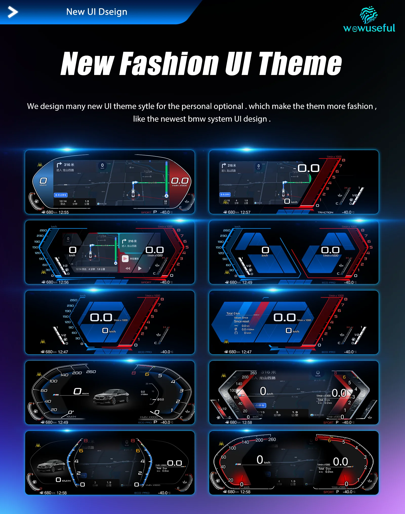 Digitales Kombiinstrument für BMW 3er Serie E90 E91 E92 Baujahre 2005-2012 Virtuelles Cockpit Tachometer Instrumententafel – Detail 4