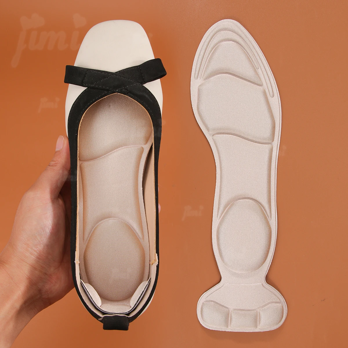 1 Pair Insoles，Sponge Shoes Pads with High Heel Inserts for Loose Shoes，Metatarsal Pain, Arch Pain, Heel Sore and Heel Spurs