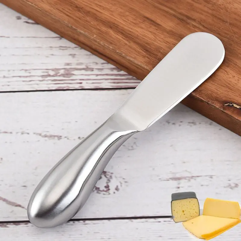 Butter Cutter Cheese Jam Spreaders Wipe Cream Cutter Utensil Multifunction Butter Bread Knife Kitchen Gadget Stainless Steel 1PC butter cutter utensil