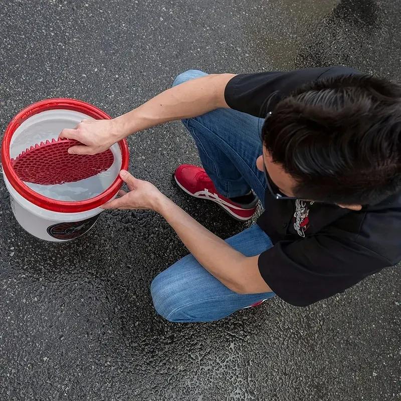 Car Wash Filter Cyclonic Dirt Collector Car Wash Bucket Insert Car Wash Filter removes dirt and debris while washing your car