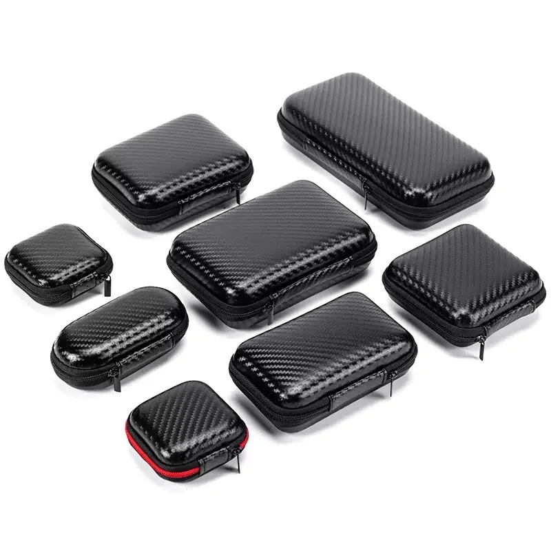 Compact Earphone Carrying Case: Portable EVA Storage Bag & Travel Pouch