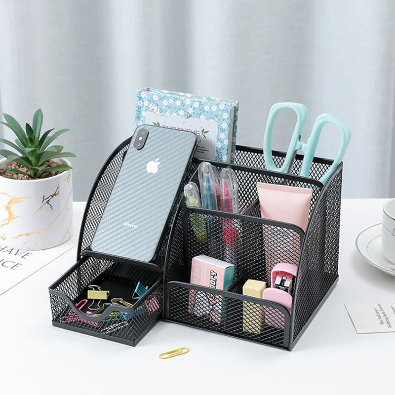 Metal Mesh Desk Organizer 1
