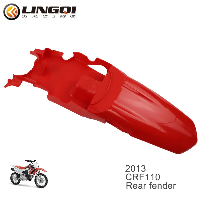 LYNNCHI Motorcycle CRF110 Rear Fender Plastic Wheel Splash Mud Guard Mudguard For CRF 110 2013 Pit Dirt Bike Accessories Parts