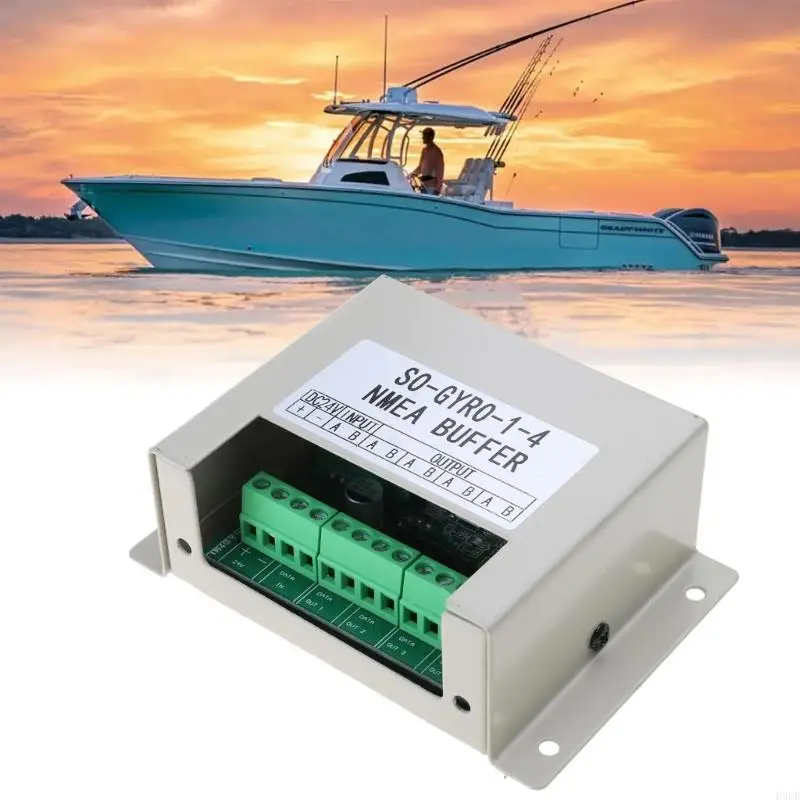 P9FD Small Marine Serial Isolator er Marine Data Distributor Plastic Ensures Reliable Signal Transmission for NMEA0183