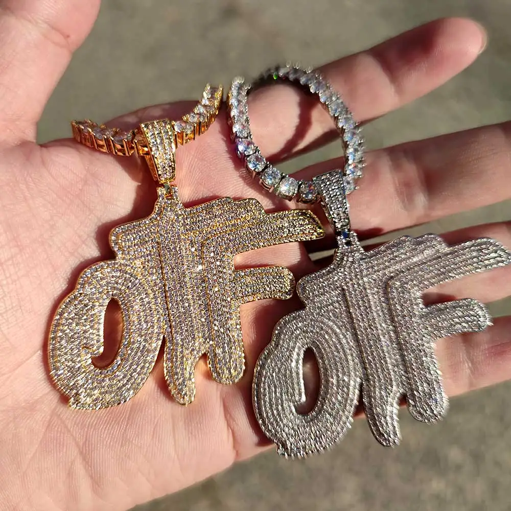 Fashion Jewelry Only The Family OTF Charm Iced Out Bling Two