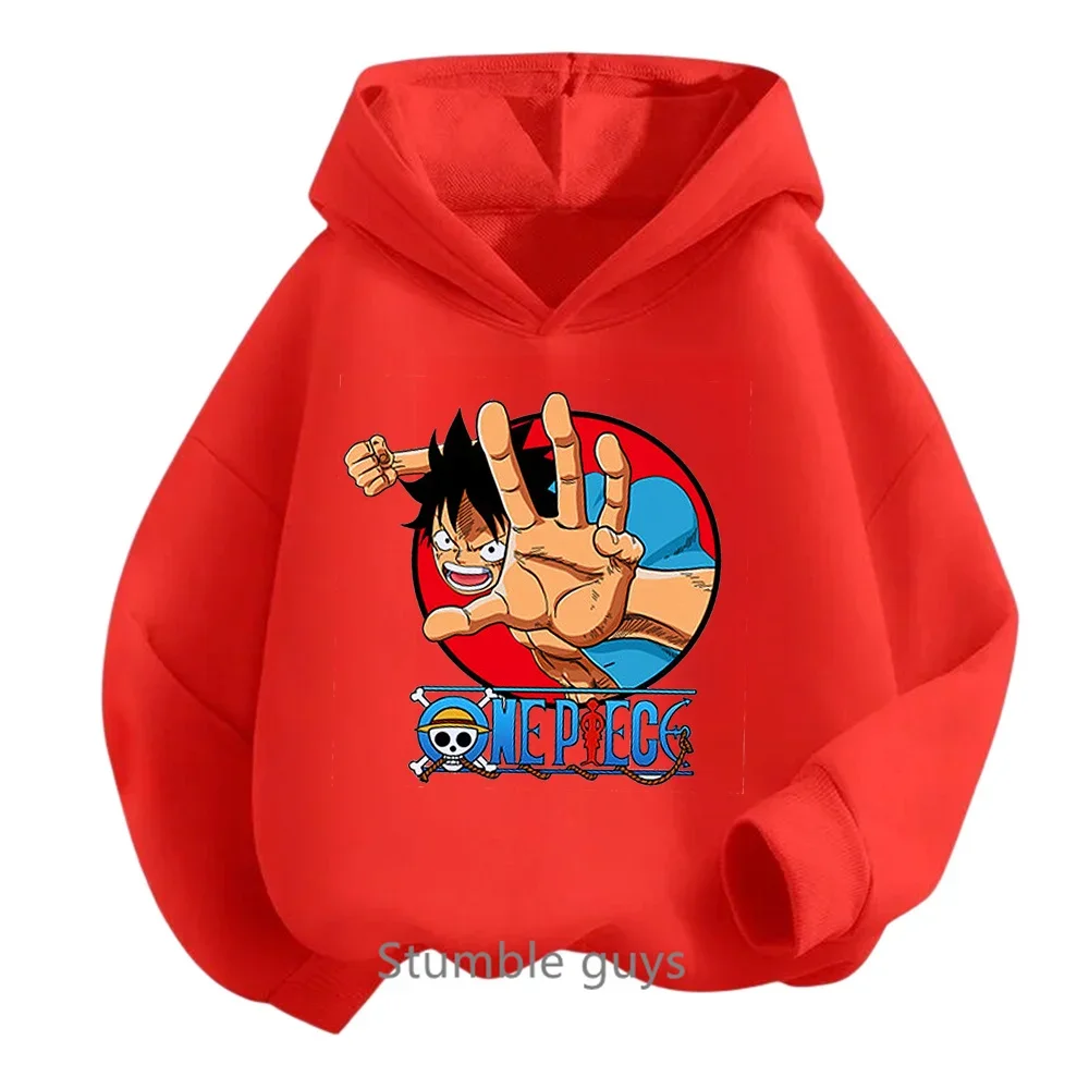 thumbnail image 1 of Ropa de anime para niños, sudadera de una pieza para niños, ropa de primavera y otoño para niñas, sudadera de dibujos animados de Luffy Zoro, traje con capucha para adolescentes, camisetas de Sonic, 1 of 5