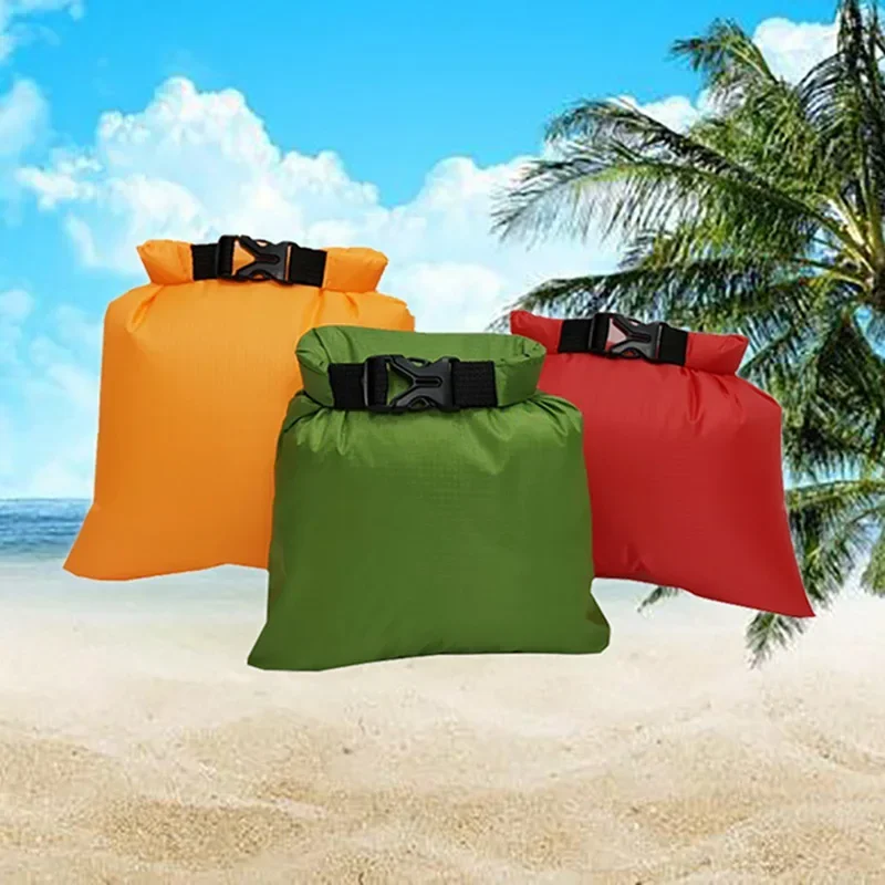 1.5/2.5/3.5L Waterproof Dry Bag Sack Outdoor Swimming Rafting Kayaking River Trekking Floating Sailing Storage Handbag