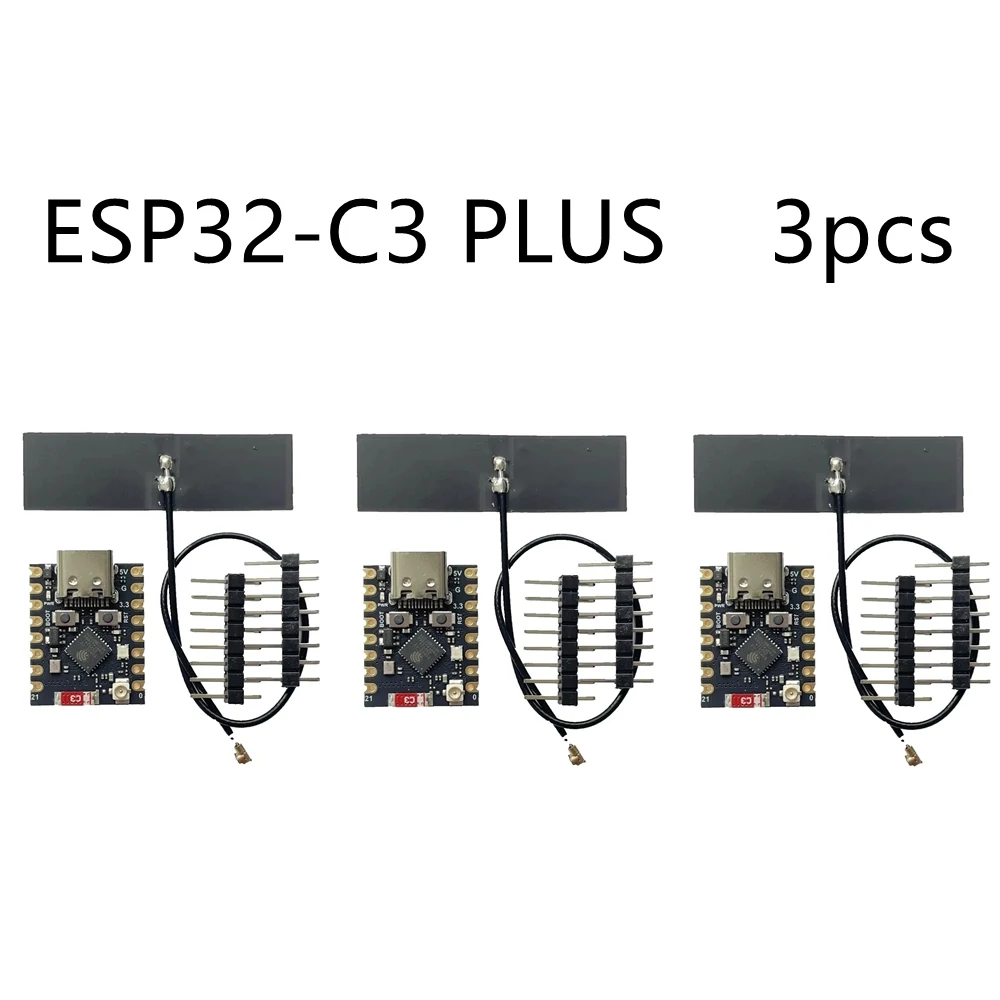 ตัวเลือกสินค้า บอร์ดพัฒนา ESP32-C3 SuperMini Plus RGB LED Antenna WiFi รุ่นสีแดง