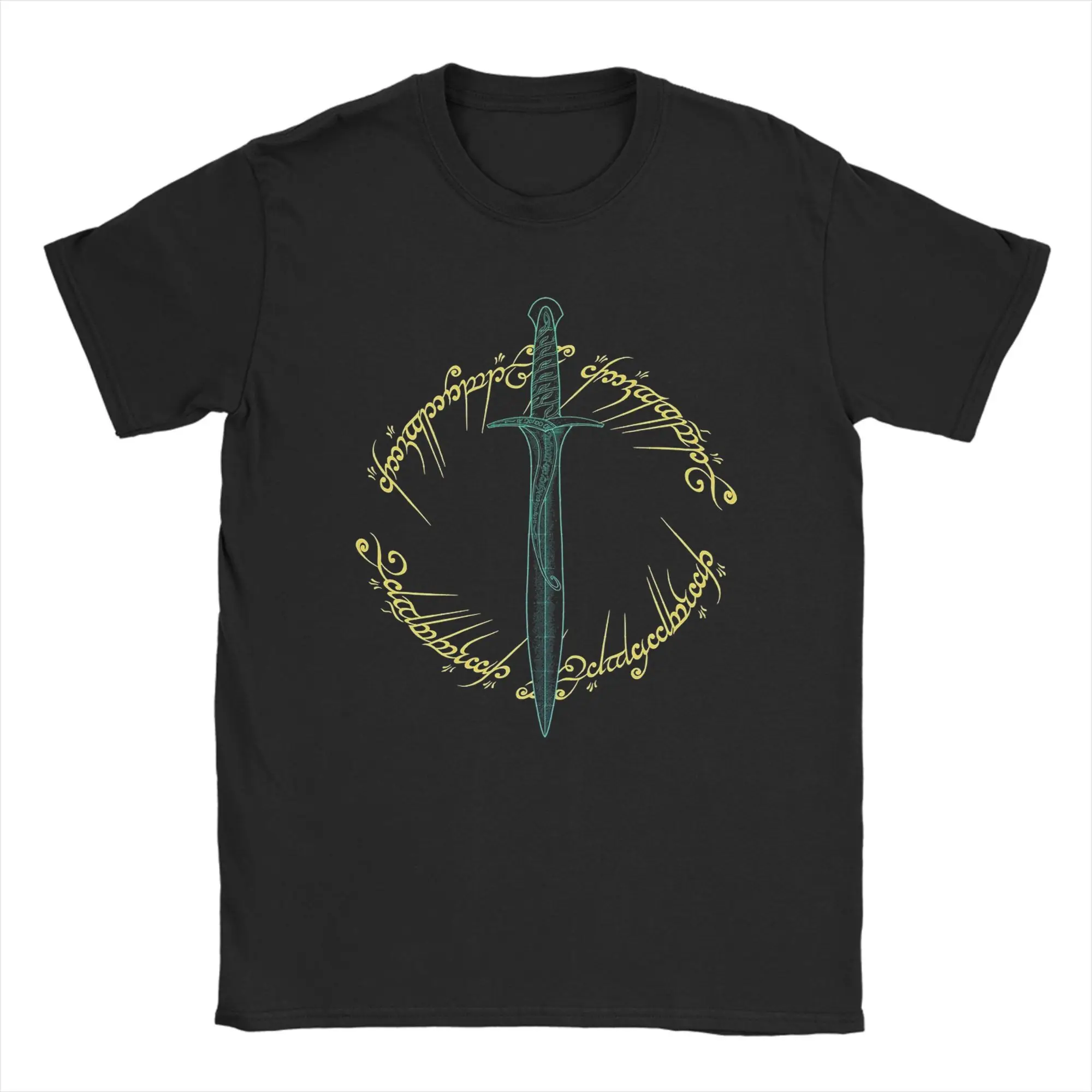 Männer Sting L-Lords Of The R-Rings T-Shirt Reine Baumwolle Kleidung Einzigartige Kurzarm-Rundhals-T-Shirts Bedruckte T-Shirts