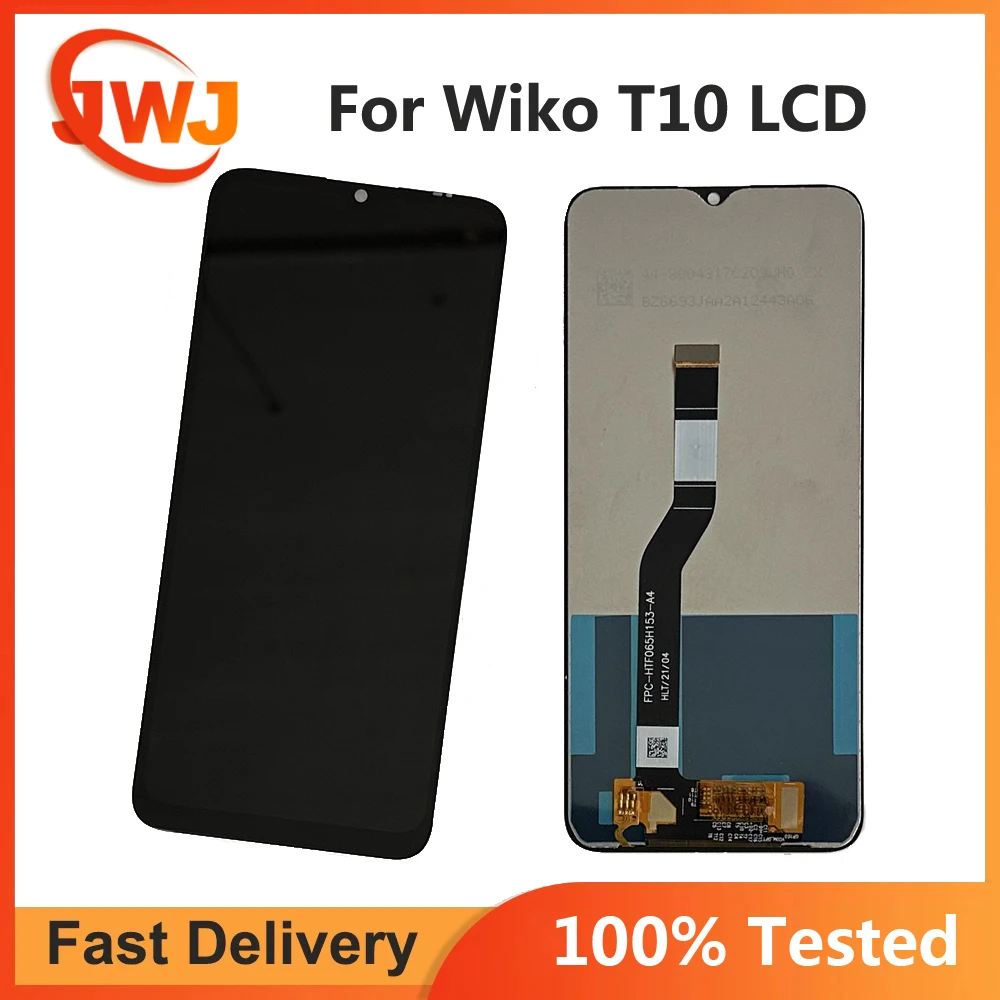 Per Wiko T10 W-V673 Display Lcd Touch Screen Panel Digitizer Sensor Glass Assembly Per Wiko T10 W-V673-02 Parti Di Ricambio