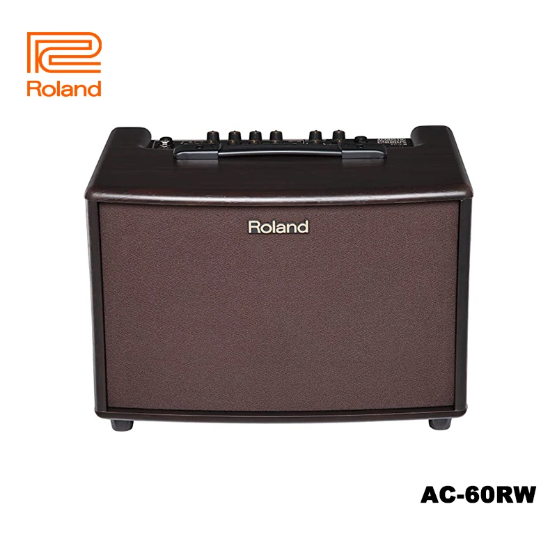 Roland AC-60 / AC-60-RW Acoustic Chorus Guitar Amplifier with Dual 30-Watt  6.5-inch Speakers, Rosewood