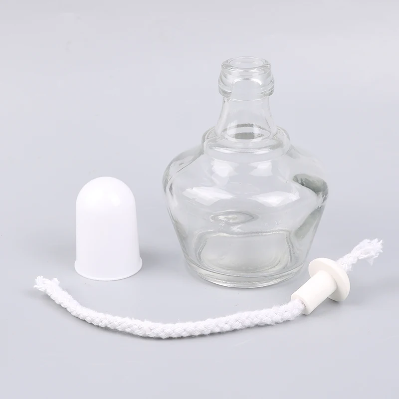 1pc 150/250ml Spirit Lamp Thicken Glass Alcohol Burner With Wick Chemical Heating Medical Glassware Dental Lab Material Light
