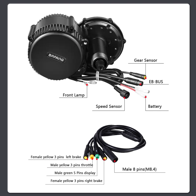 Kit De Conversion De Vélo électrique 36 V/48 V 250/350/500 W, Kit De