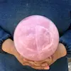 Large Size Natural Pink Rose Quartz Magic Crystal Healing Ball Sphere Decor 5