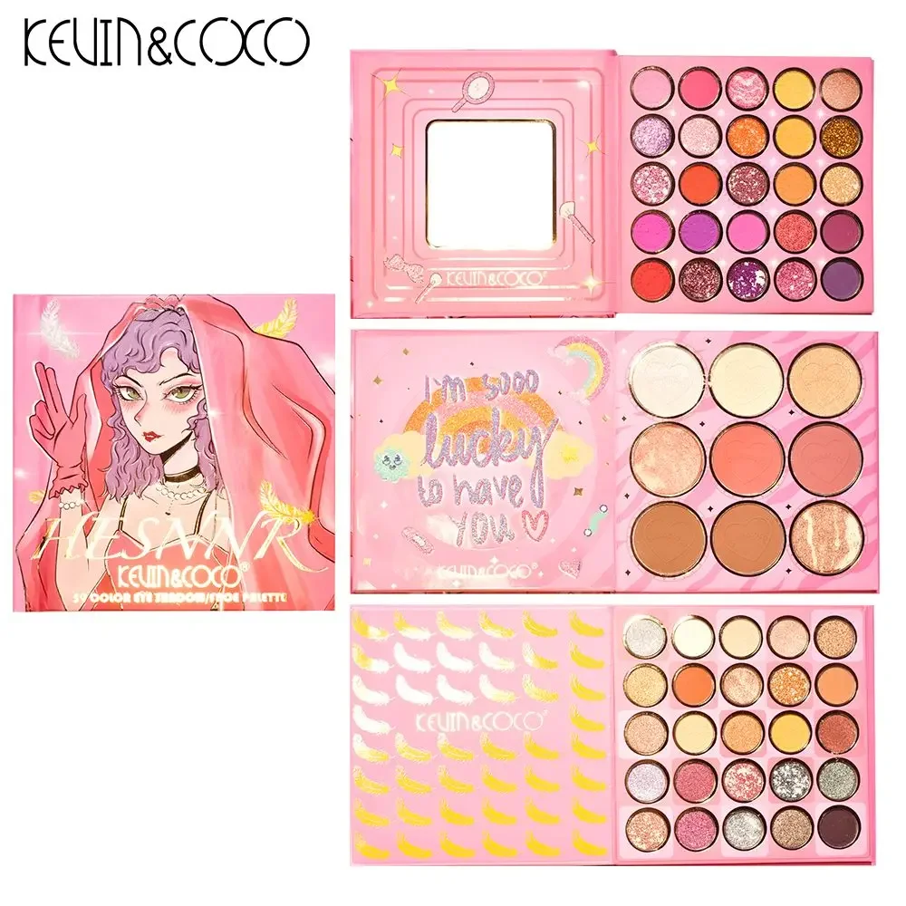 Professional Cosmetics Makeup Highlighter Blush Eyeshadow Palette Eye Shadow Set Makeup Gift