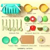 Fun Cutting Food, Fruit And Vegetable Toys, Pretending Food Toy Set, Suitable For Children, Girls, And Boys, Early Basic Skills 6