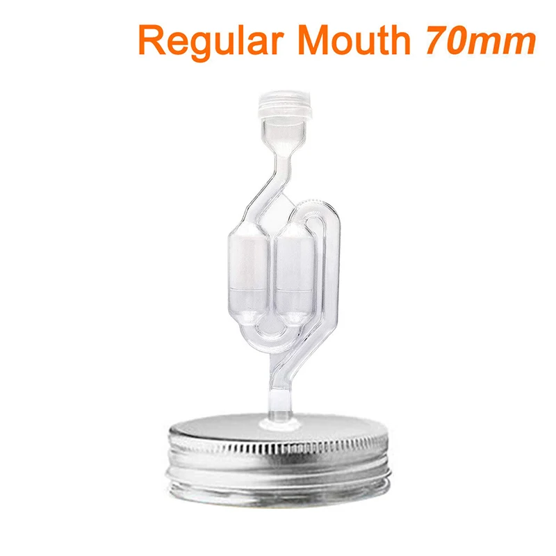 Wide Mouth Mason Jar Fermentation Lid Air Valve Set Mason Jar Fermenting Lid Fermentation Kit for Air Valve