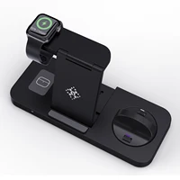 6-in-1 Foldable Fast Wireless Charging Station Fast Magnetic Charging Stand Dock 15W Fast Wireless Charger for  Devices 6