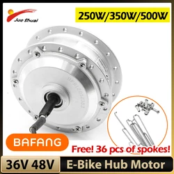 BAFANG 250W 350W 500W  Front Rear Wheel Hub Motor Silver 8FUN Motor for Electric Bicycle Kit Ebike Engine