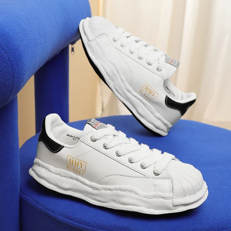 Leisure sports lace up real leather shoes and canvas shoes, two materials, multiple colors for men and women's casual shoes