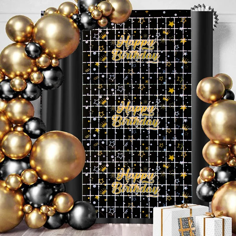 Fringe Foil Curtain Party Tinsel Backdrop Curtain Birthday Background