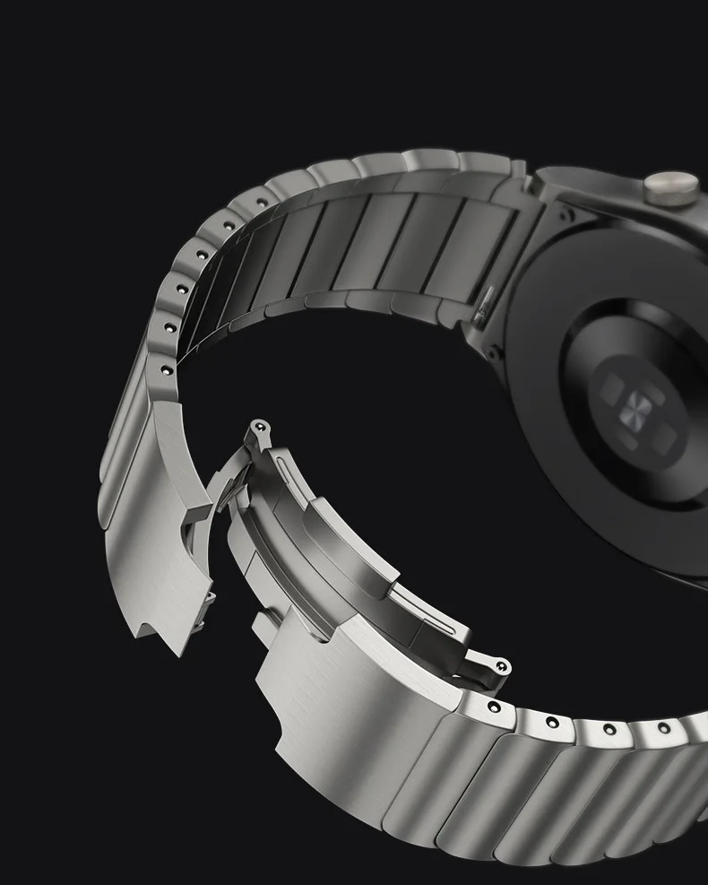 22mm Stainless Steel Strap For Huawei Watch 3/Pro2 46mm GT2e For Samsung Galaxy Watch 3/Gear S3 Metal Bracelet For Amazfit GTR