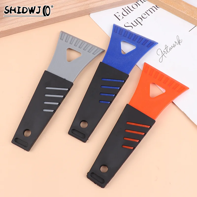 1Pcs Mini Plastic Spatula Ice Scrapper For Car Frost Removal Scraper Windshield Cleaning Tool Snow Cooler Fridge