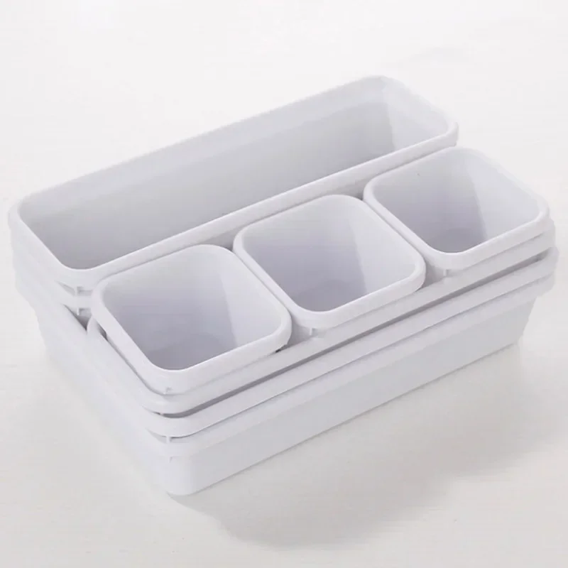8pcs Drawer Organizers Household Dustproof Desk Stationery Storage Box Women Makeup Organizer for Kitchen Bathroom Accessories