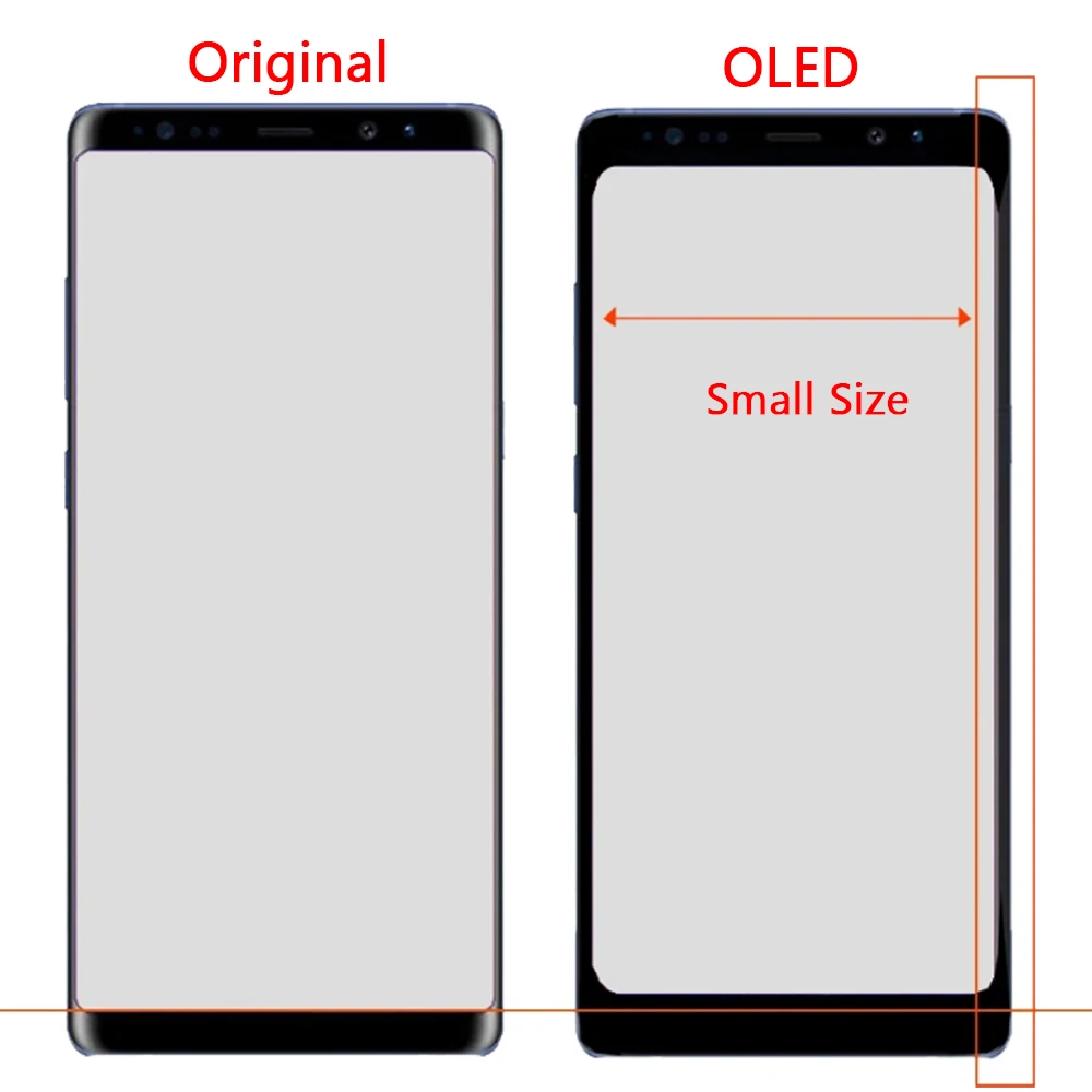 Ｚ  Ʈ 8 ÷ LCD ũ,  , Ｚ Ʈ 8 N950F N950FD N950U LCD ġ ũ ǰ, 6.3 ġ