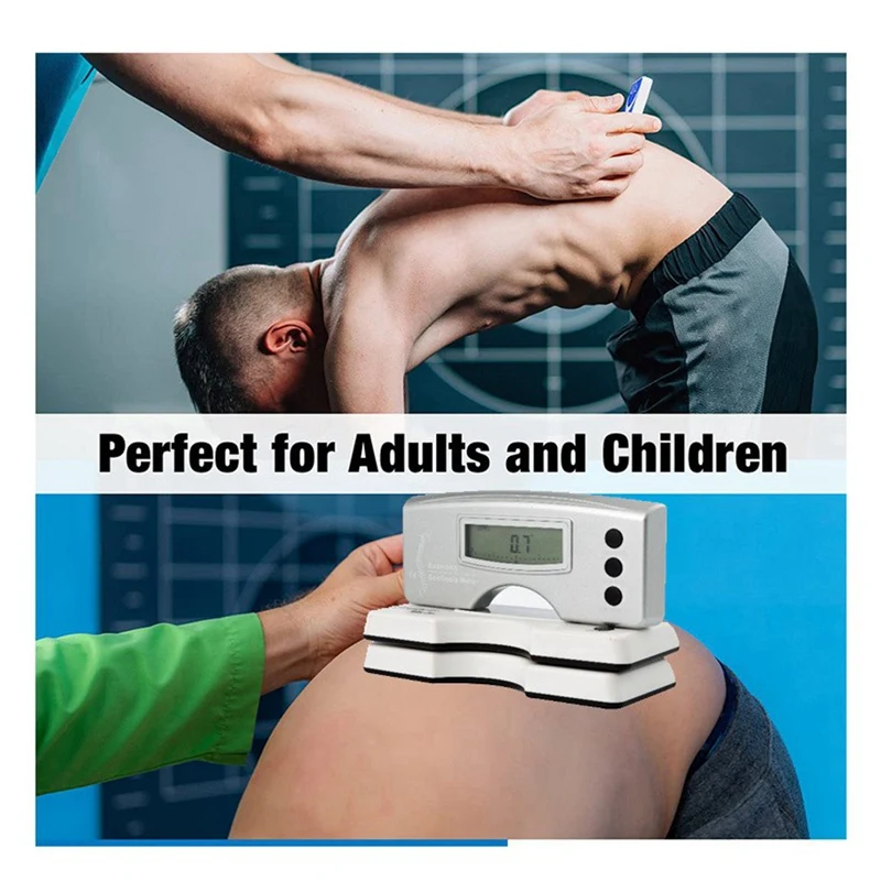 Spine Screening Assessment Ruler Pocket Scoliometer Measuring Device For Back Scoliosis Diagnosis Portable Device