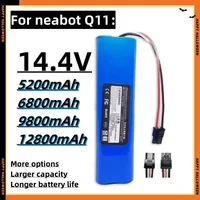Batterie aste au lithium-ion pour aspirateur robot Xiaomi Lysie à R1 Viomi S9 Roidmi Eve Plus, 12800mAh 2
