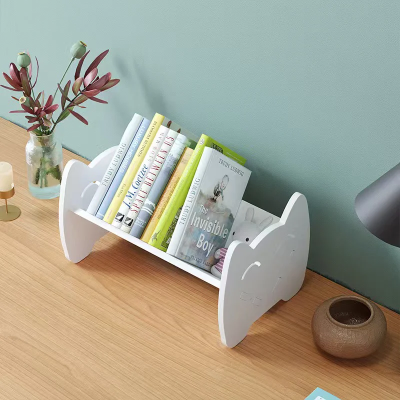 Simple Desktop Bookshelf Storage Rack Multifunctional Children's Book Storage Rack Household Small Organizing Textbook