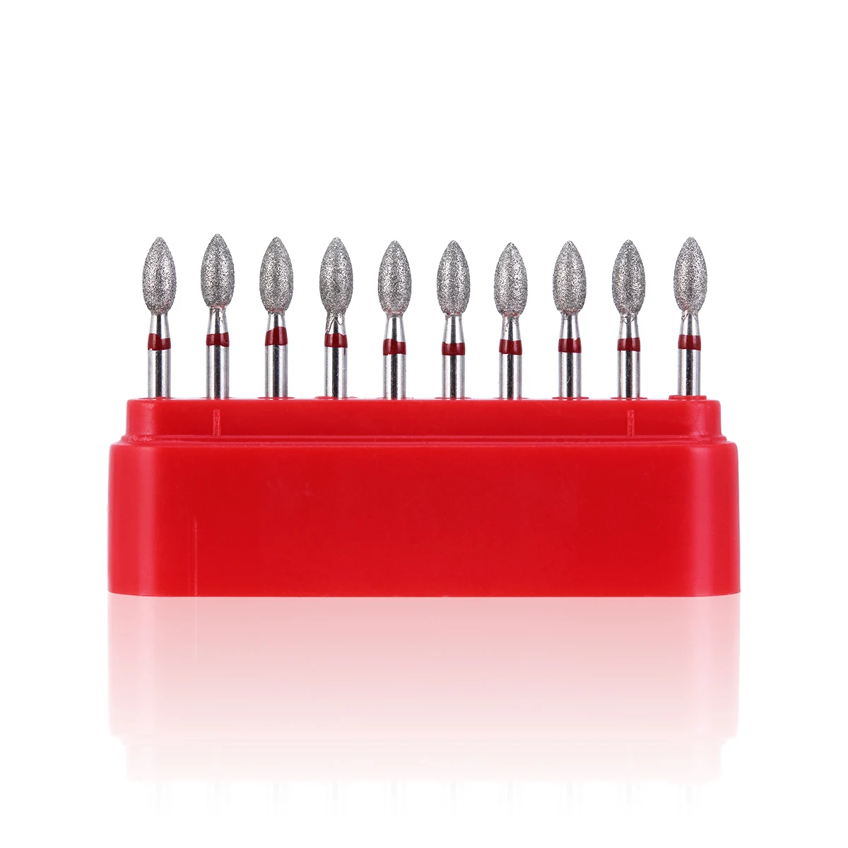 AZDENT 10 Stück Diamantbohrer Bohrer Fußball 368-023F Feinrot 379-023F Dental Dia-Bohrer für Hochgeschwindigkeitshandstück – Detail 6