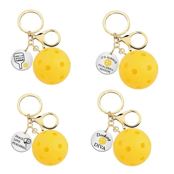 Pickleball Keychain 1